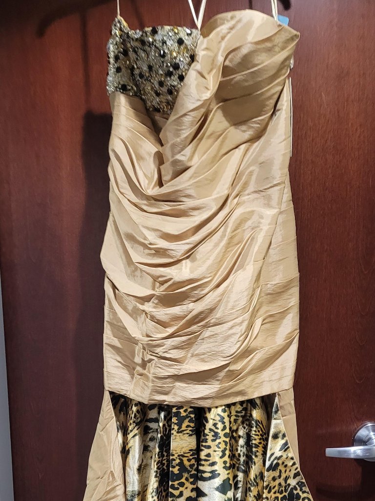 My Dreams And More K516 Size 18 Gold Prom Dress